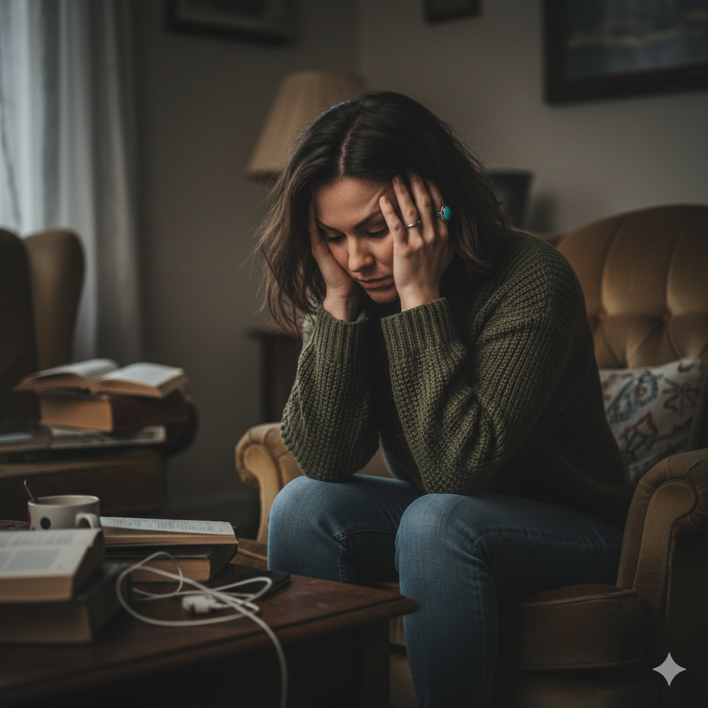 Manuela acompañando a una consultante en sesión